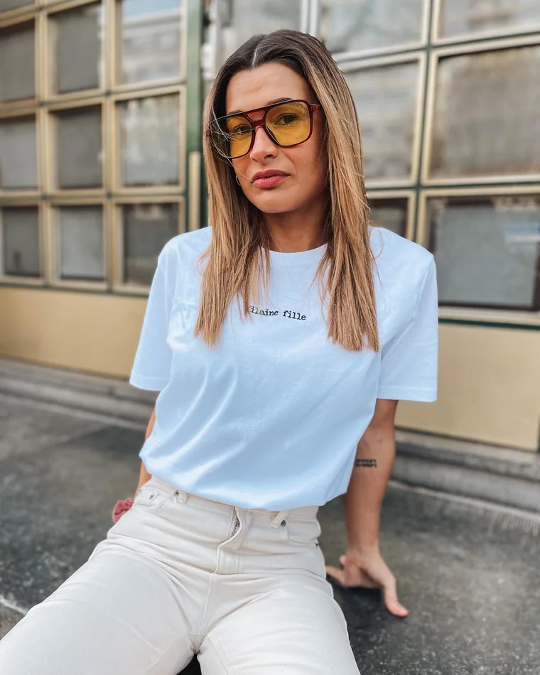 T-shirt basique coupe normale