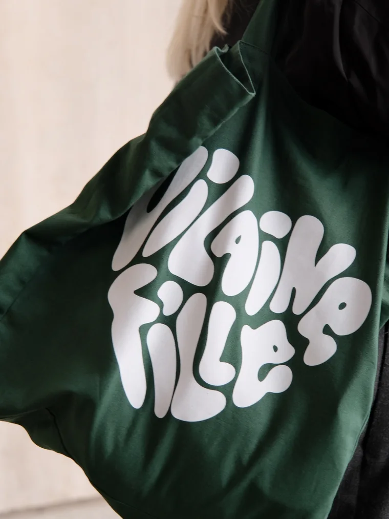 Tote bag vert sapin