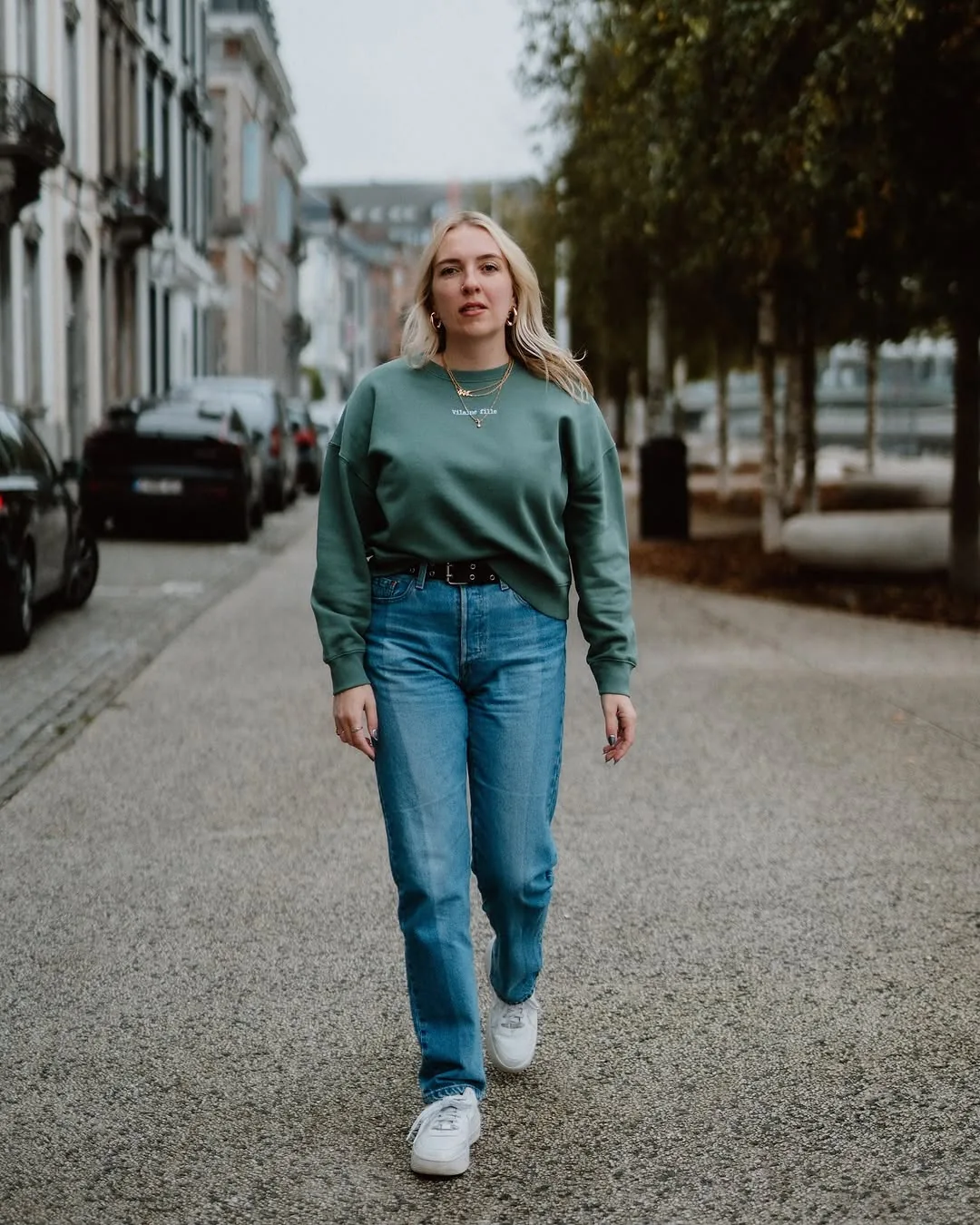 Sweat Vilaine fille coloris vert
